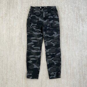 Kut from the Kloth Camo Cropped Stretch Utility Jeans 4